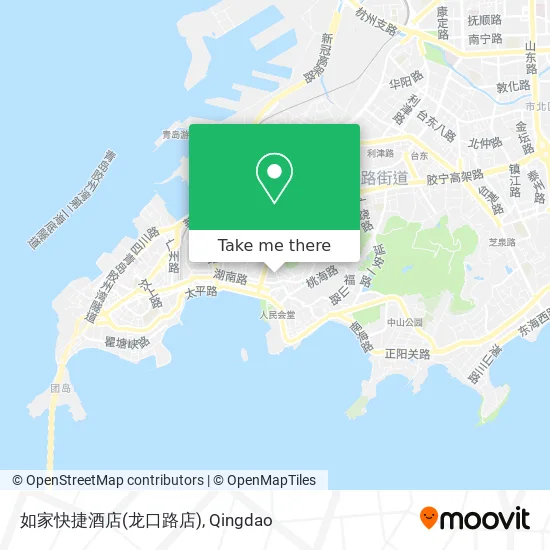 如家快捷酒店(龙口路店) map