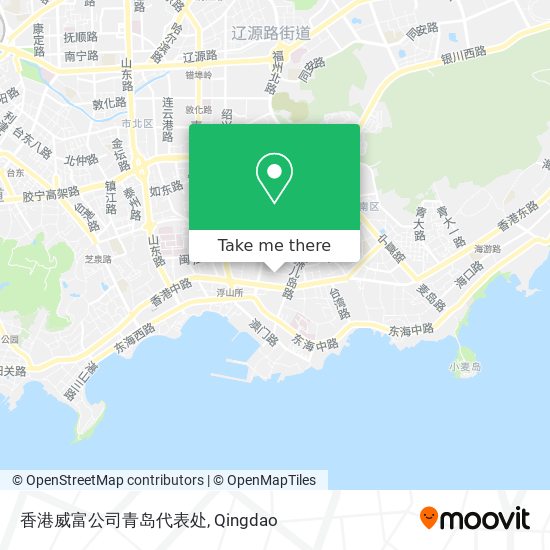 香港威富公司青岛代表处 map