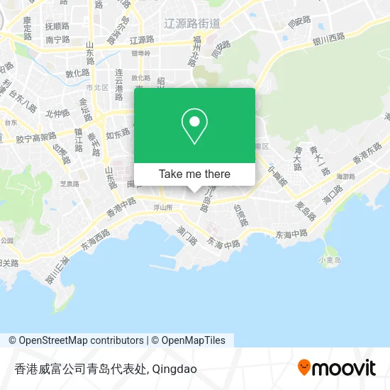 香港威富公司青岛代表处 map