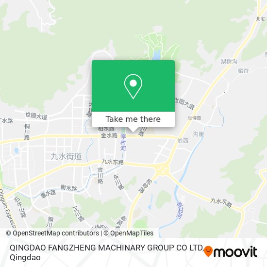 QINGDAO FANGZHENG MACHINARY GROUP CO LTD map