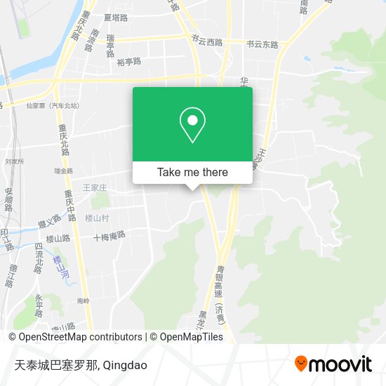 天泰城巴塞罗那 map