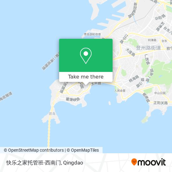 快乐之家托管班-西南门 map