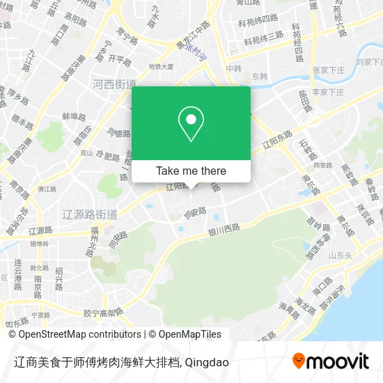 辽商美食于师傅烤肉海鲜大排档 map