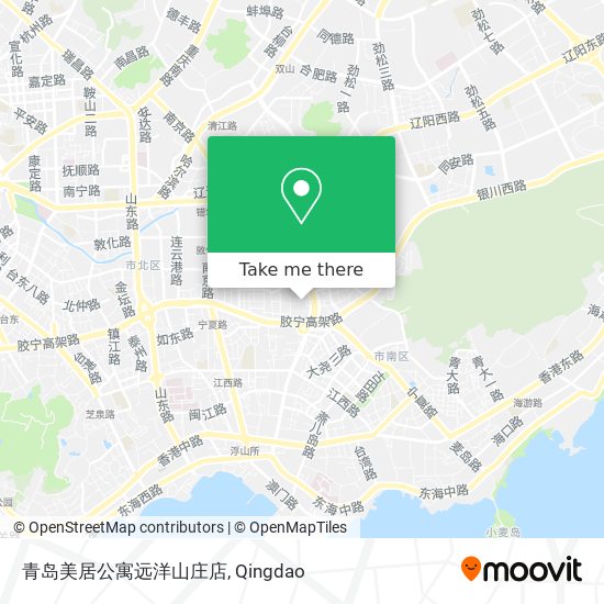 青岛美居公寓远洋山庄店 map