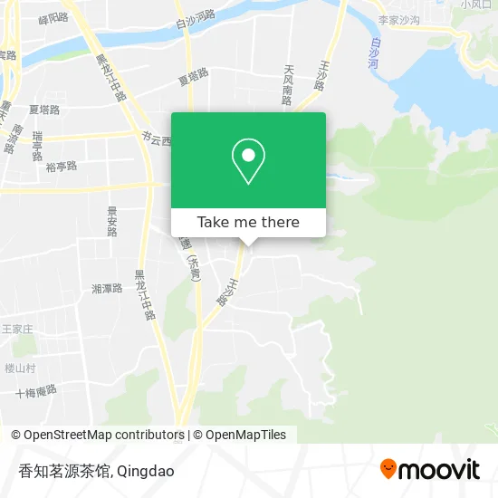 香知茗源茶馆 map