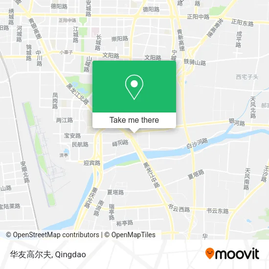 华友高尔夫 map