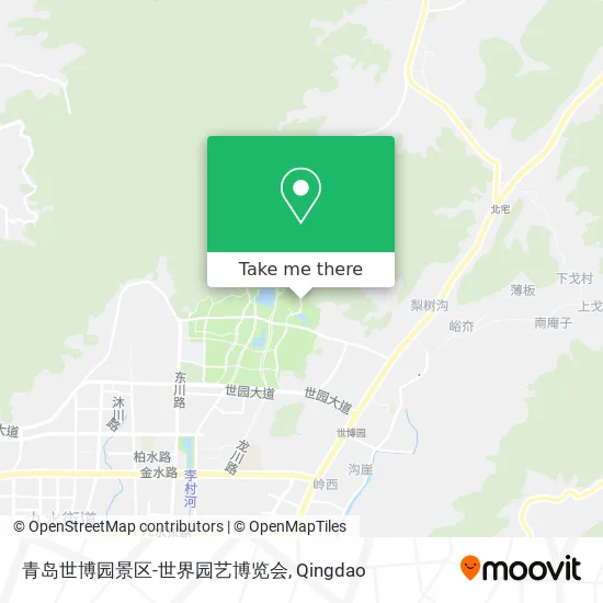 青岛世博园景区-世界园艺博览会 map