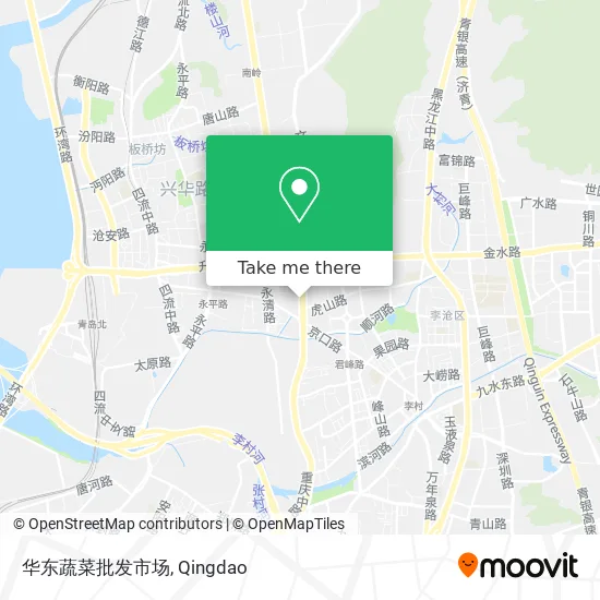 华东蔬菜批发市场 map
