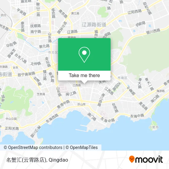 名蟹汇(云霄路店) map