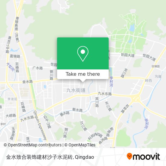 金水致合装饰建材沙子水泥砖 map