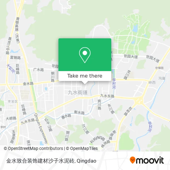 金水致合装饰建材沙子水泥砖 map