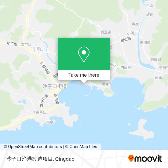 沙子口渔港改造项目 map