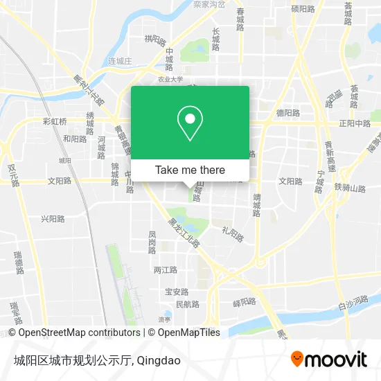 城阳区城市规划公示厅 map