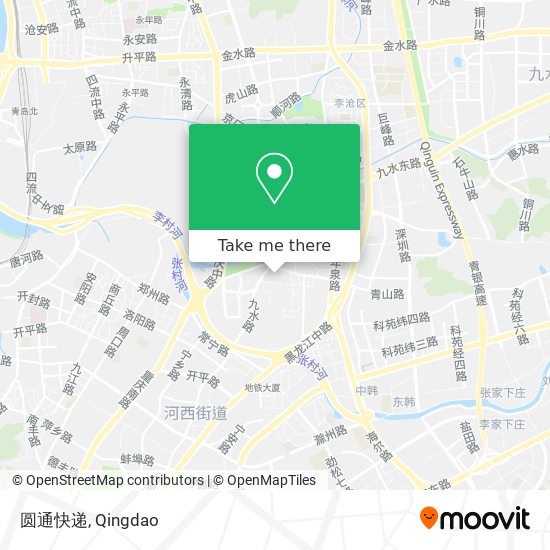 圆通快递 map