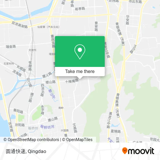 圆通快递 map