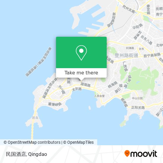 民国酒店 map