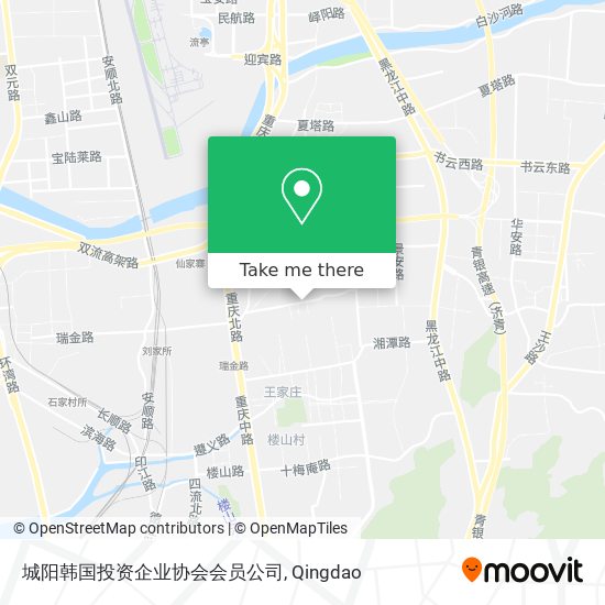 城阳韩国投资企业协会会员公司 map