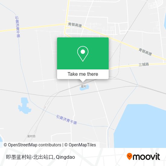 即墨蓝村站-北出站口 map