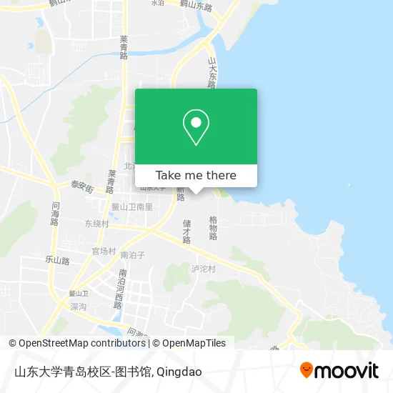 山东大学青岛校区-图书馆 map
