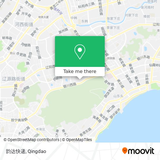 韵达快递 map