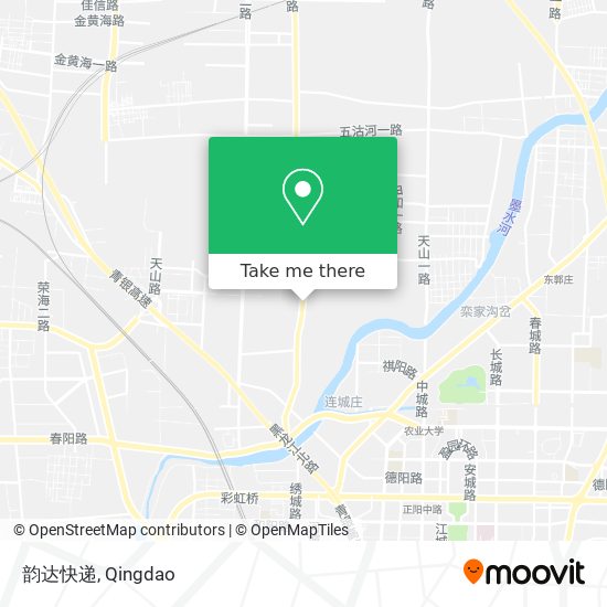 韵达快递 map