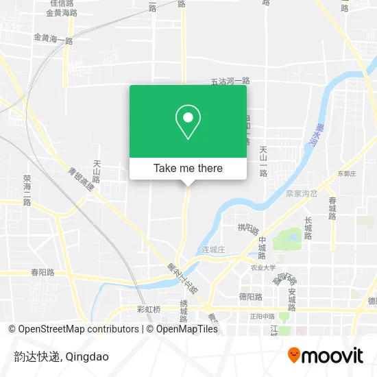 韵达快递 map