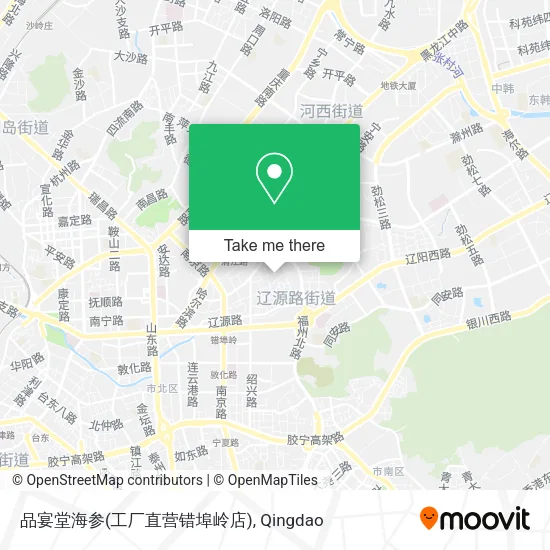 品宴堂海参(工厂直营错埠岭店) map