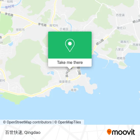 百世快递 map