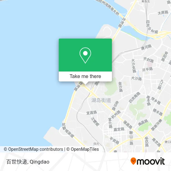 百世快递 map