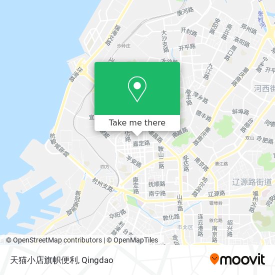 天猫小店旗帜便利 map
