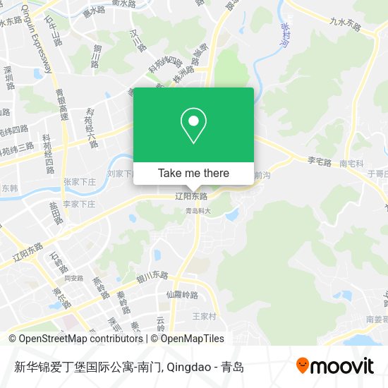 新华锦爱丁堡国际公寓-南门 map