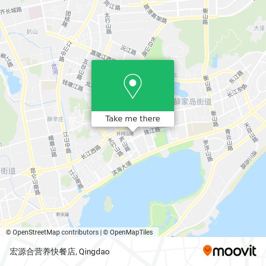 宏源合营养快餐店 map