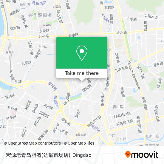 宏源老青岛脂渣(达翁市场店) map