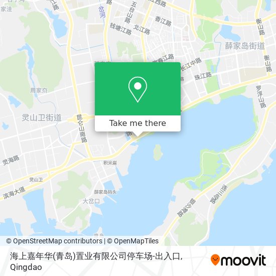 海上嘉年华(青岛)置业有限公司停车场-出入口 map