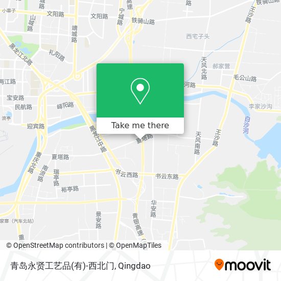 青岛永贤工艺品(有)-西北门 map