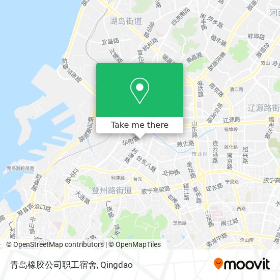 青岛橡胶公司职工宿舍 map
