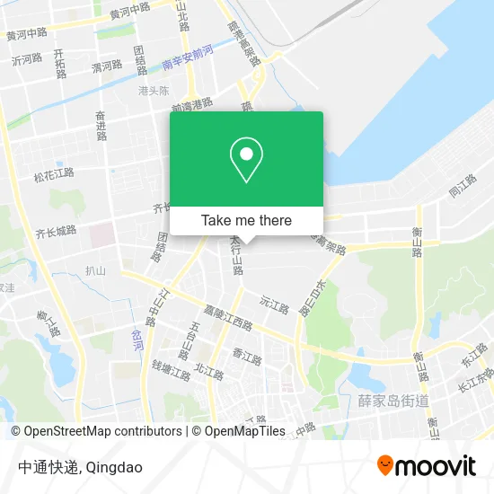 中通快递 map