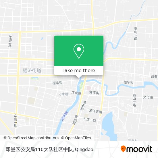 即墨区公安局110大队社区中队 map