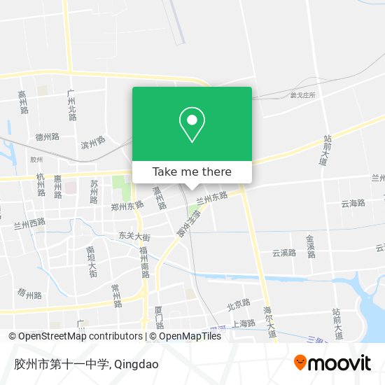 胶州市第十一中学 map