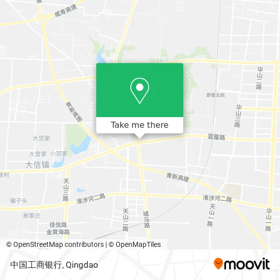 中国工商银行 map