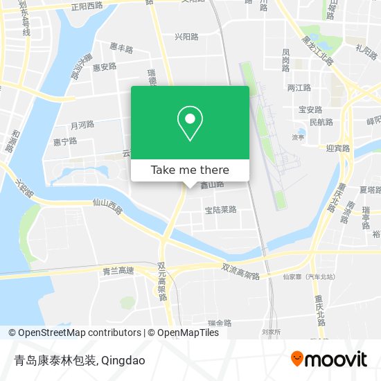 青岛康泰林包装 map