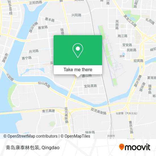 青岛康泰林包装 map