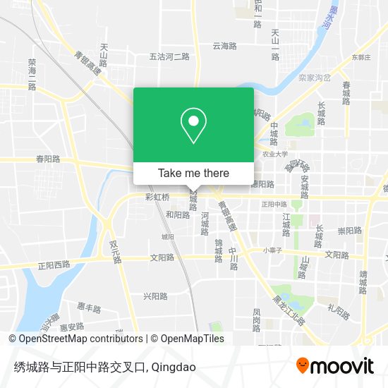 绣城路与正阳中路交叉口 map
