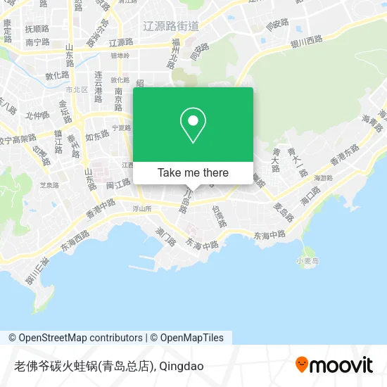 老佛爷碳火蛙锅(青岛总店) map