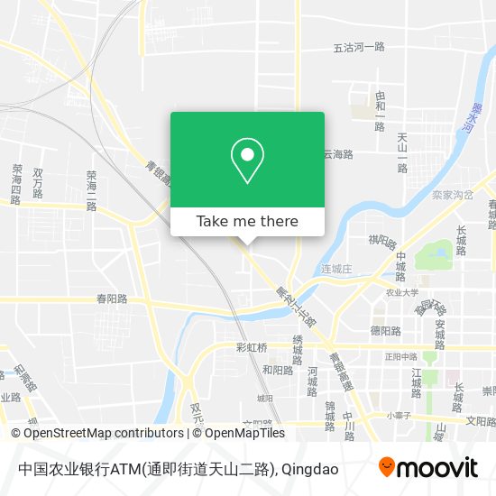 中国农业银行ATM(通即街道天山二路) map