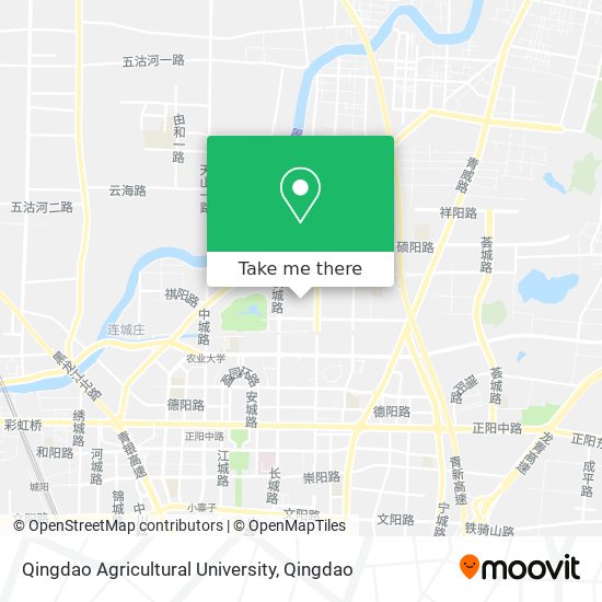 Qingdao Agricultural University map