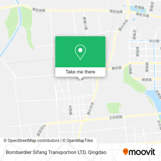 Bombardier Sifang Transportion LTD map