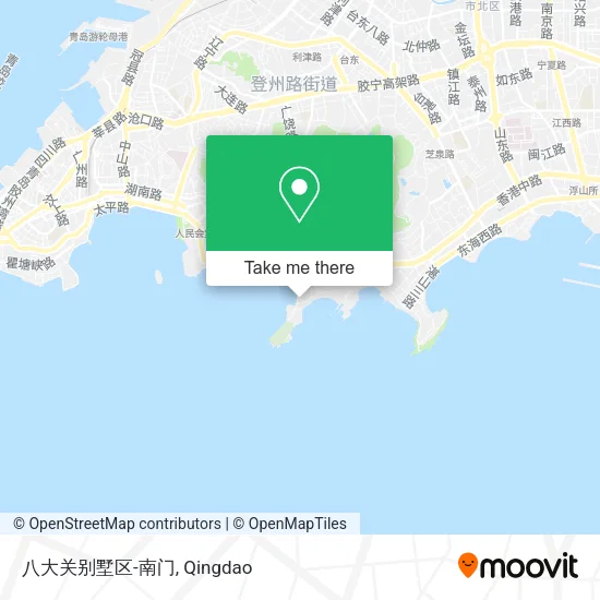 八大关别墅区-南门 map