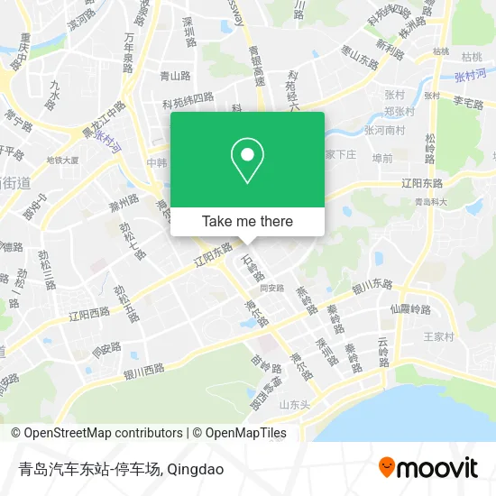 青岛汽车东站-停车场 map