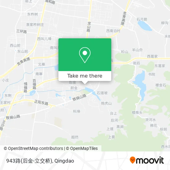 943路(后金-立交桥) map